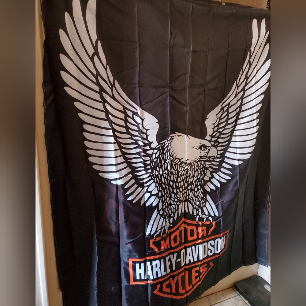 New Harley davidson shower curtain